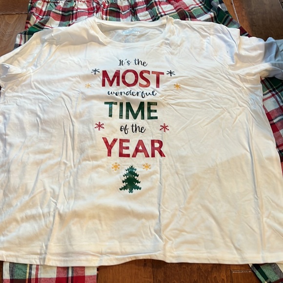 Women's Pajama Set Christmas  "Wonderful Time of The Year" NEW 3X - Picture 16 of 16